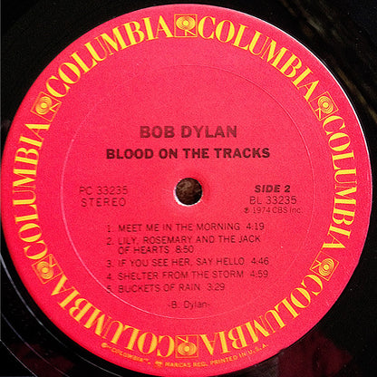 Bob Dylan : Blood On The Tracks (LP, Album, Bla)