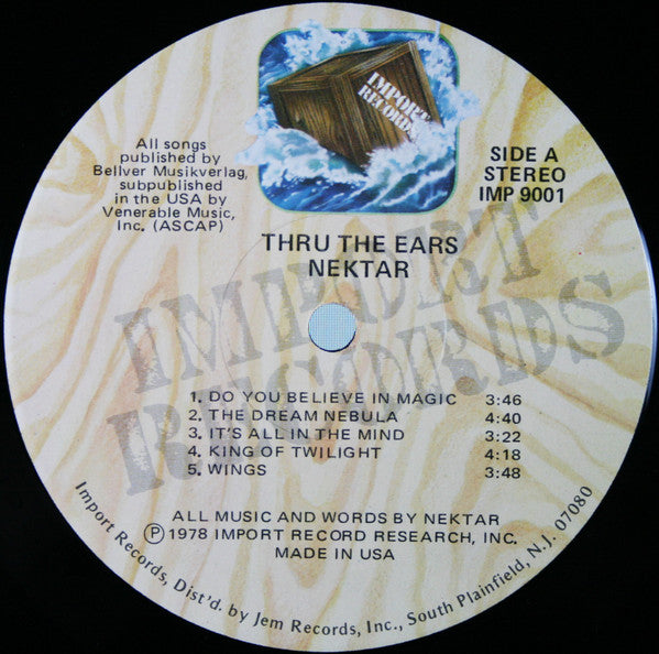 Nektar : Thru The Ears (2xLP, Comp)