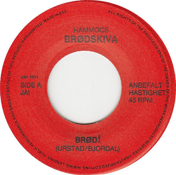 Hammocs* : Brødskiva (7")