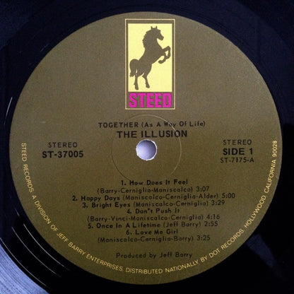 The Illusion : Together (As A Way Of Life) (LP, Album, Ind)