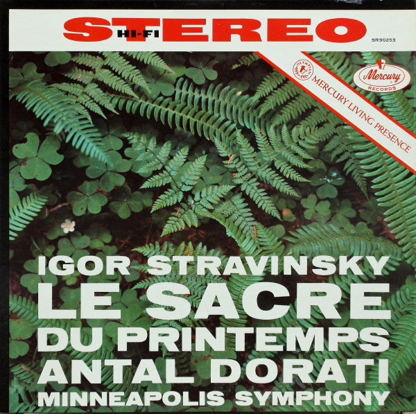 Igor Stravinsky, Antal Dorati, Minneapolis Symphony* : Le Sacre Du Printemps (LP, Album)