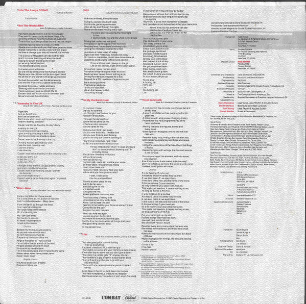 Megadeth : So Far, So Good...So What! (LP, Album, Club, BMG)