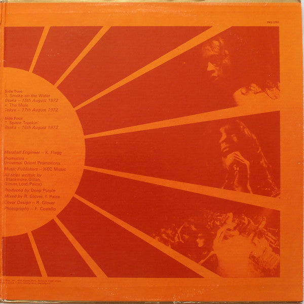 Deep Purple : Made In Japan (2xLP, Album, RE, Win)