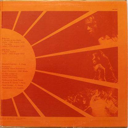 Deep Purple : Made In Japan (2xLP, Album, RE, Win)