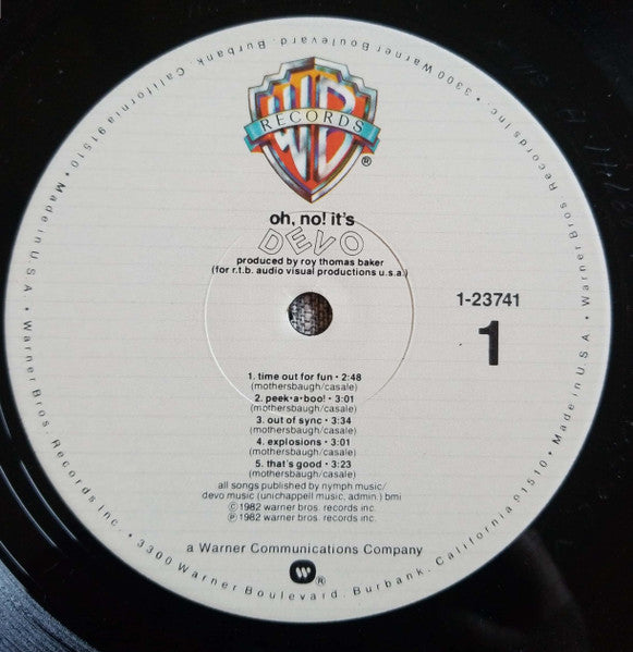 Devo : Oh, No! It's Devo (LP, Album, All)