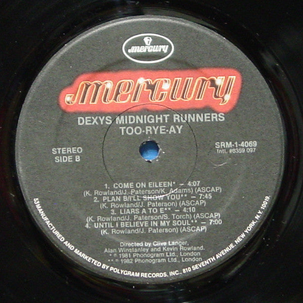 Kevin Rowland & Dexys Midnight Runners : Too-Rye-Ay (LP, Album, HRM)
