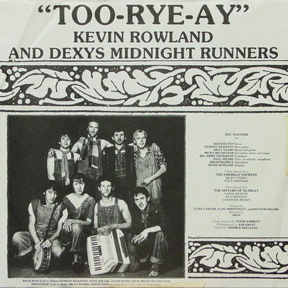 Kevin Rowland & Dexys Midnight Runners : Too-Rye-Ay (LP, Album, HRM)