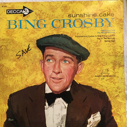 Bing Crosby : Sunshine Cake (LP, Album, Comp, Mono)