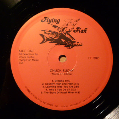 Chuck Suchy : Much To Share (LP, Album)