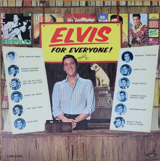Elvis Presley : Elvis For Everyone! (LP, Album, Mono, Ind)