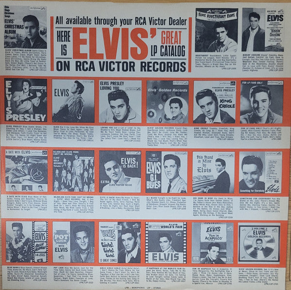 Elvis Presley : Elvis For Everyone! (LP, Album, Mono, Ind)