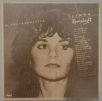 Linda Ronstadt : A Retrospective (2xLP, Comp, Win)