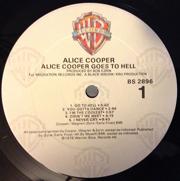 Alice Cooper (2) : Goes To Hell (LP, Album, RE)