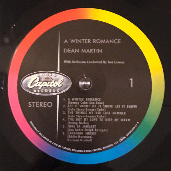 Dean Martin : A Winter Romance (LP, Album, RE)