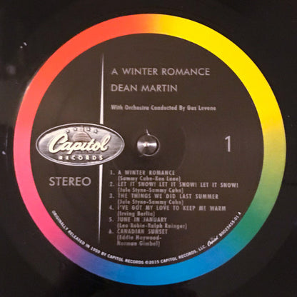 Dean Martin : A Winter Romance (LP, Album, RE)
