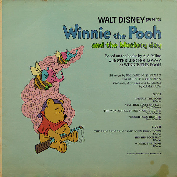 Sterling Holloway : Winnie The Pooh And The Blustery Day (LP, Album, RP)