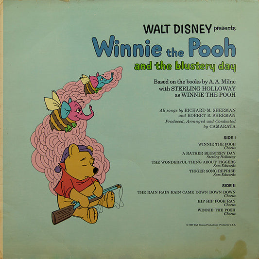 Sterling Holloway : Winnie The Pooh And The Blustery Day (LP, Album, RP)