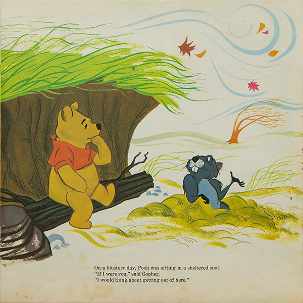 Sterling Holloway : Winnie The Pooh And The Blustery Day (LP, Album, RP)