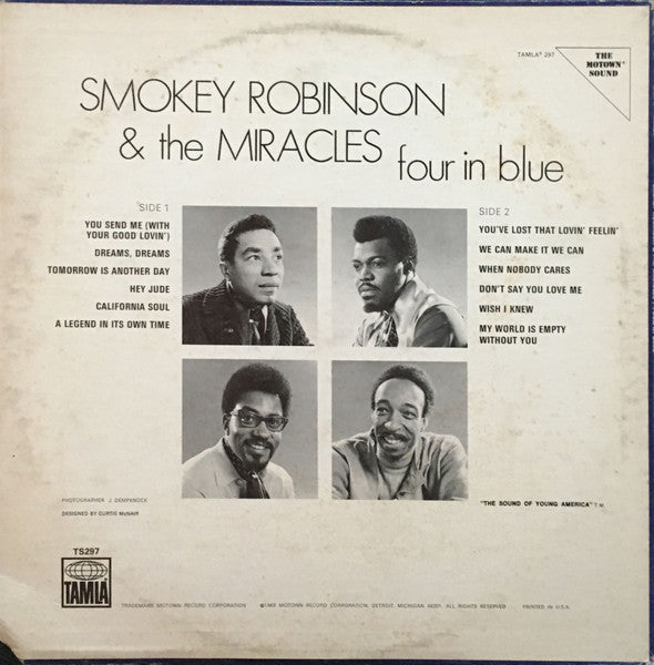 Smokey Robinson And The Miracles* : Four In Blue (LP, Album)
