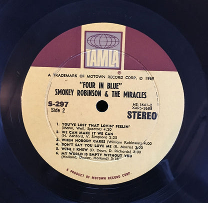 Smokey Robinson And The Miracles* : Four In Blue (LP, Album)
