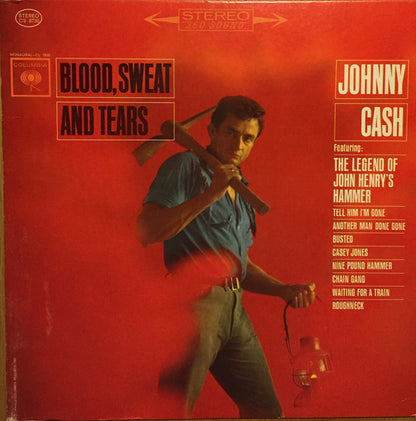 Johnny Cash : Blood, Sweat And Tears (LP, Album, RP)