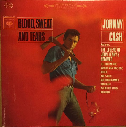 Johnny Cash : Blood, Sweat And Tears (LP, Album, RP)