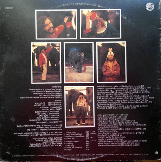 Nektar : Down To Earth (LP, Album, Gat)