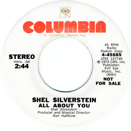 Shel Silverstein : All About You (7", Promo)