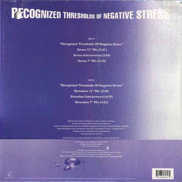 Boogiemonsters : Recognized Thresholds Of Negative Stress (12")