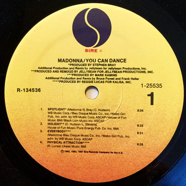 Madonna : You Can Dance (LP, Comp, Club)