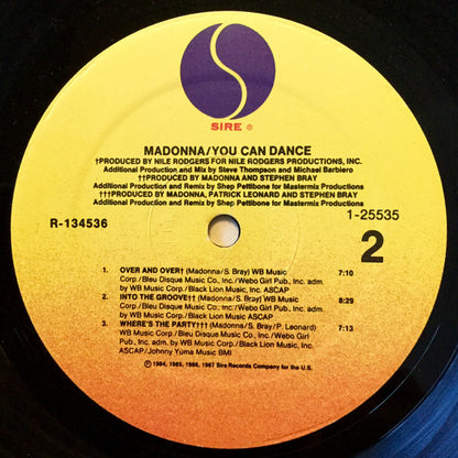 Madonna : You Can Dance (LP, Comp, Club)