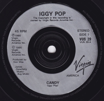 Iggy Pop : Candy (7", Single, Sil)