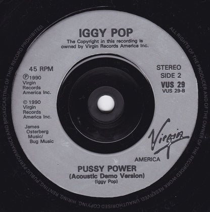 Iggy Pop : Candy (7", Single, Sil)