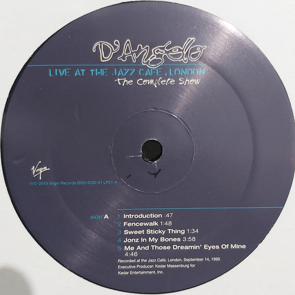 D'Angelo : Live At The Jazz Cafe, London: The Complete Show (2xLP, Album, RE)