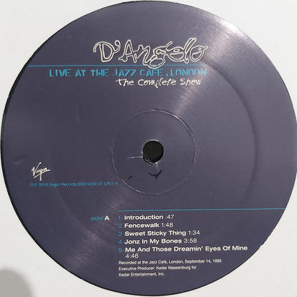 D'Angelo : Live At The Jazz Cafe, London: The Complete Show (2xLP, Album, RE)