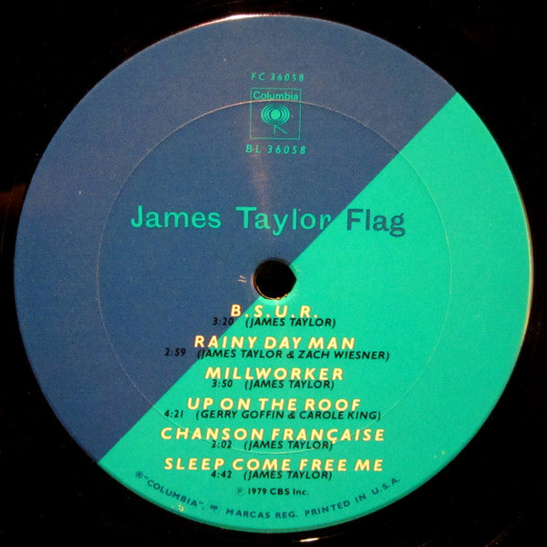 James Taylor (2) : Flag (LP, Album, Pit)