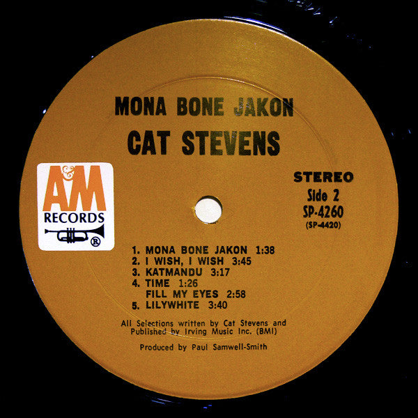 Cat Stevens : Mona Bone Jakon (LP, Album, Pit)