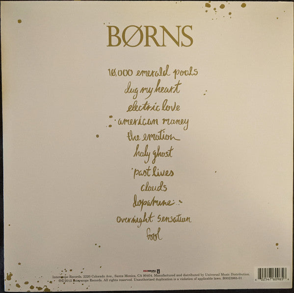 BØRNS : Dopamine (LP, Album)