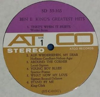 Ben E. King : Ben E. King's Greatest Hits (LP, Comp)