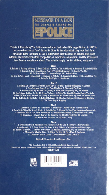 The Police : Message In A Box (The Complete Recordings) (Box + 4xCD, Comp, RM, RP)