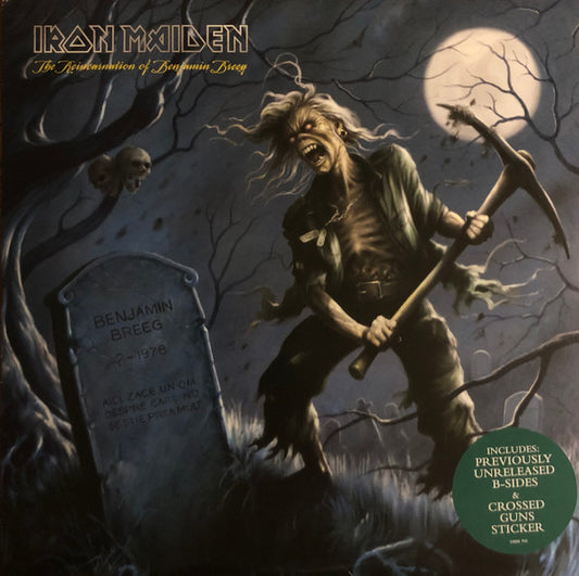 Iron Maiden : The Reincarnation Of Benjamin Breeg (10", Single, Cle)