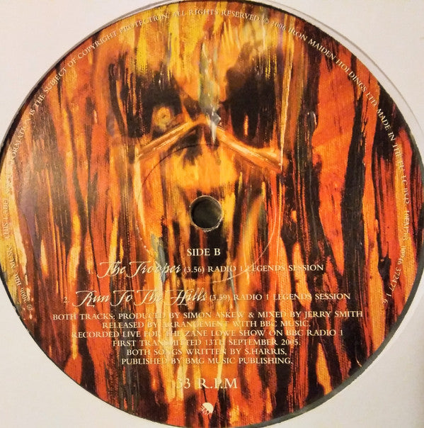 Iron Maiden : The Reincarnation Of Benjamin Breeg (10", Single, Cle)