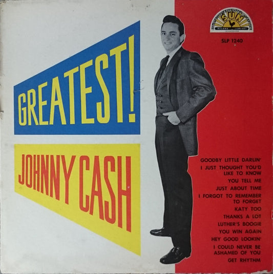 Johnny Cash : Greatest! (LP, Album, Mono)