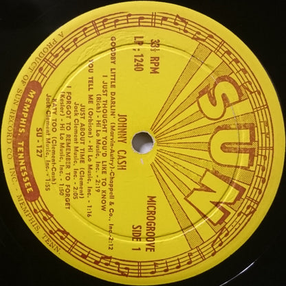 Johnny Cash : Greatest! (LP, Album, Mono)