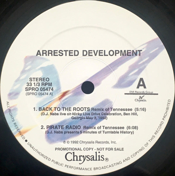 Arrested Development : Tennessee (Remixes) (12", Promo)