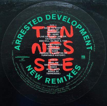 Arrested Development : Tennessee (Remixes) (12", Promo)