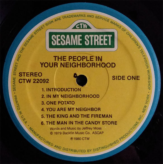 Sesame Street : The People In Your Neighborhood (LP, Album)