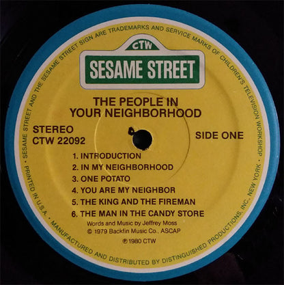 Sesame Street : The People In Your Neighborhood (LP, Album)