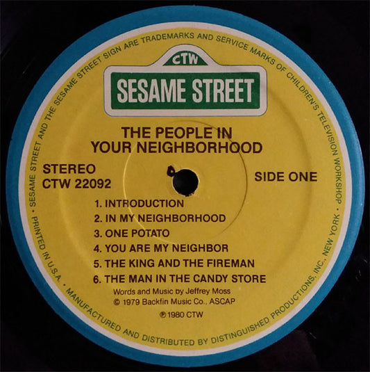Sesame Street : The People In Your Neighborhood (LP, Album)