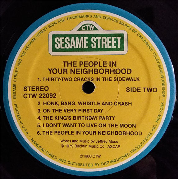 Sesame Street : The People In Your Neighborhood (LP, Album)